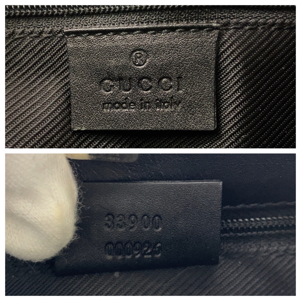16280
GUCCI グッチ ブラック 黒 ゴールド金具 GGキャンバス / レザー 33900 ショルダーバッグ  レディース ABP40