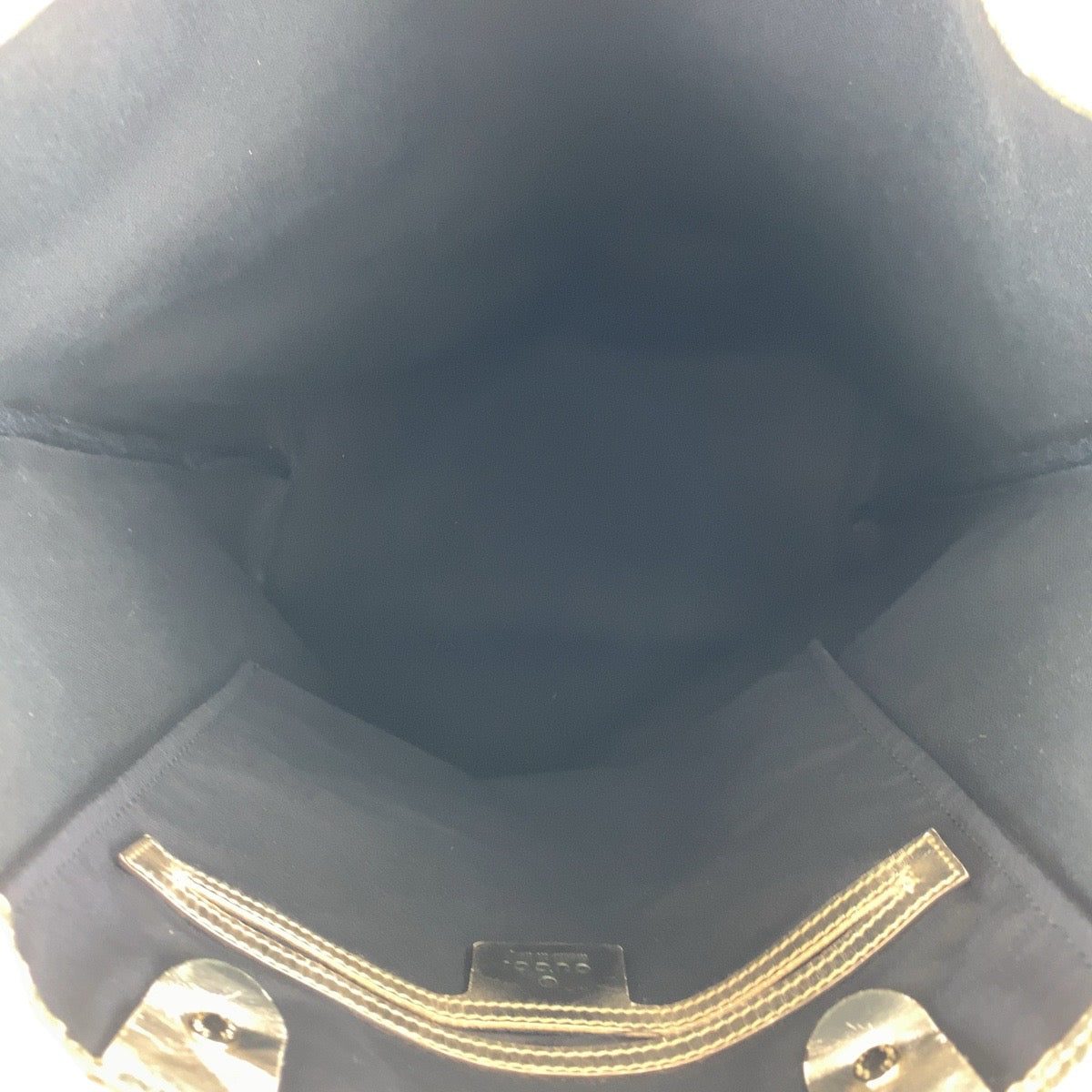 16284
GUCCI グッチ ホワイト ゴールド GGスプリームキャンバス / エナメル 189896 トートバッグ ショルダーバッグ  レディース AB20