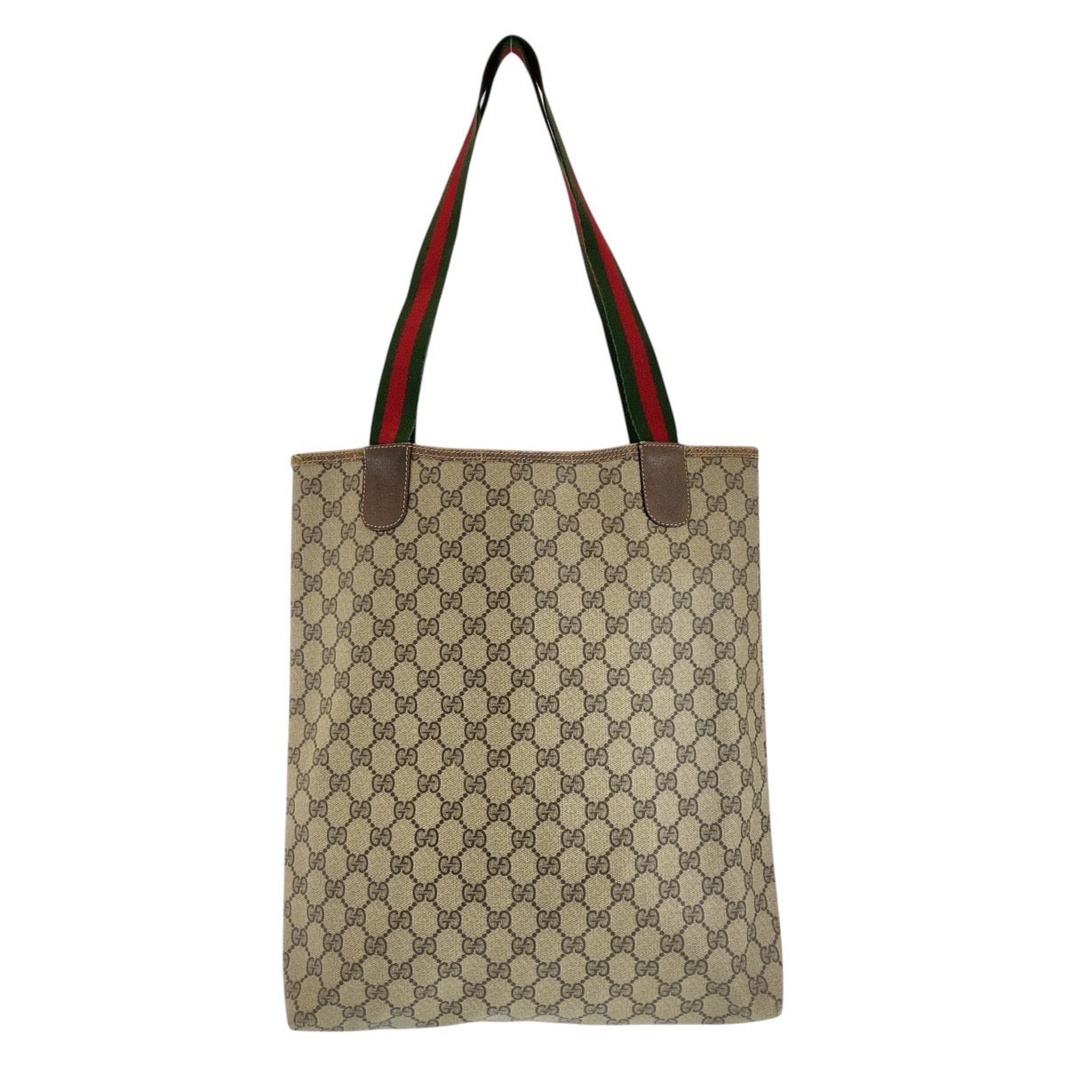 16289
GUCCI グッチ ヴィンテージ オールドグッチ シェリーライン ベージュ ゴールド金具 GGスプリームキャンバス 39 02 003 トートバッグ 男女兼用  レディース AB14