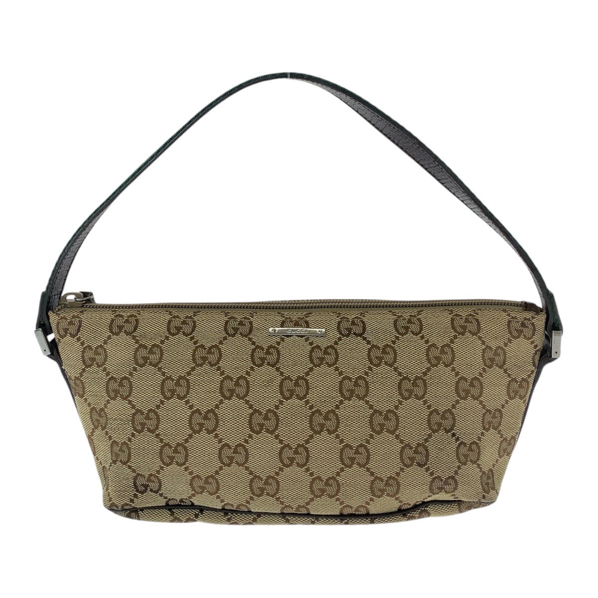 16293
GUCCI グッチ シェリーライン ベージュ ブラウン GGキャンバス / レザー 141809 ハンドバッグ アクセサリーポーチ  レディース ABP33