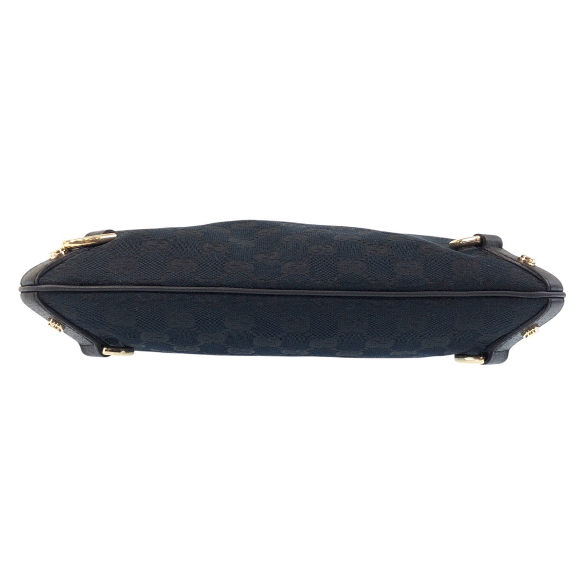 16299
GUCCI グッチ アビー ブラック 黒 ゴールド金具 GGキャンバス / レザー 131326 ショルダーバッグ メッセンジャーバッグ  レディース B12