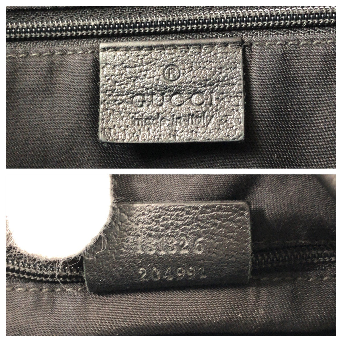 16299
GUCCI グッチ アビー ブラック 黒 ゴールド金具 GGキャンバス / レザー 131326 ショルダーバッグ メッセンジャーバッグ  レディース B12