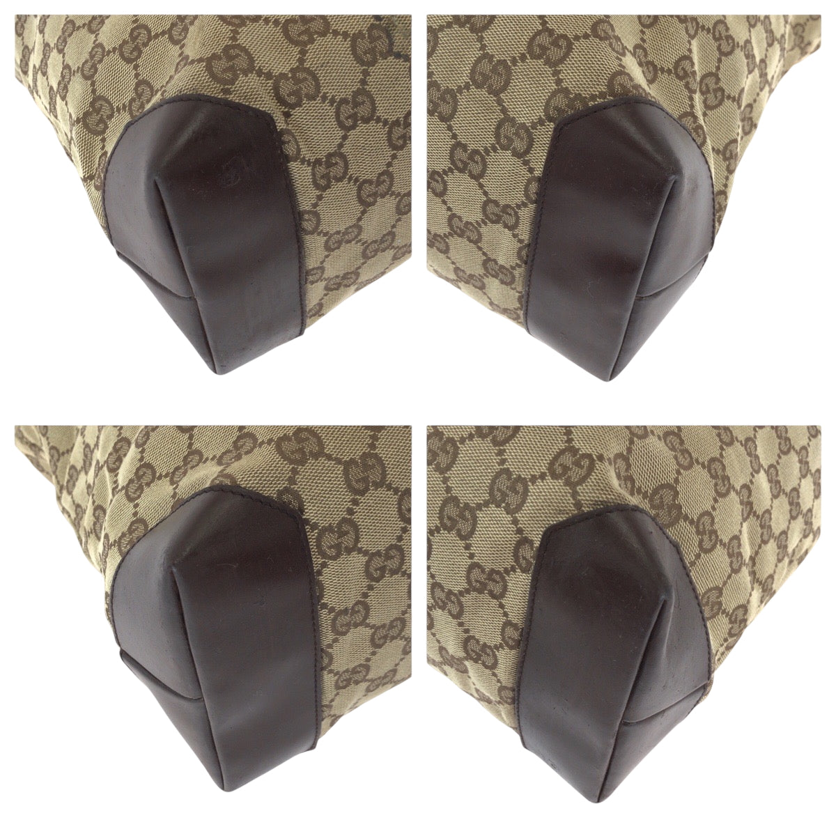 16303
GUCCI グッチ ベージュ ブラウン シルバー金具 GGキャンバス 019 0401 トートバッグ ショルダーバッグ  レディース ABP32