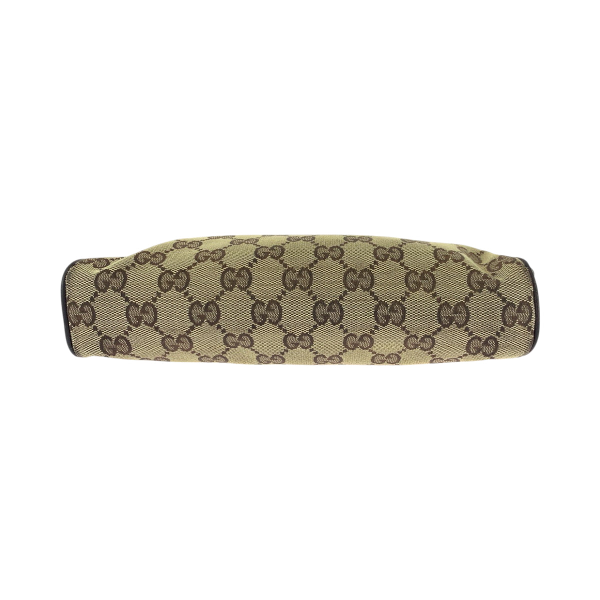 16304
GUCCI グッチ ベージュ ブラウン ゴールド金具 GGキャンバス 145750 ハンドバッグ アクセサリーポーチ  レディース