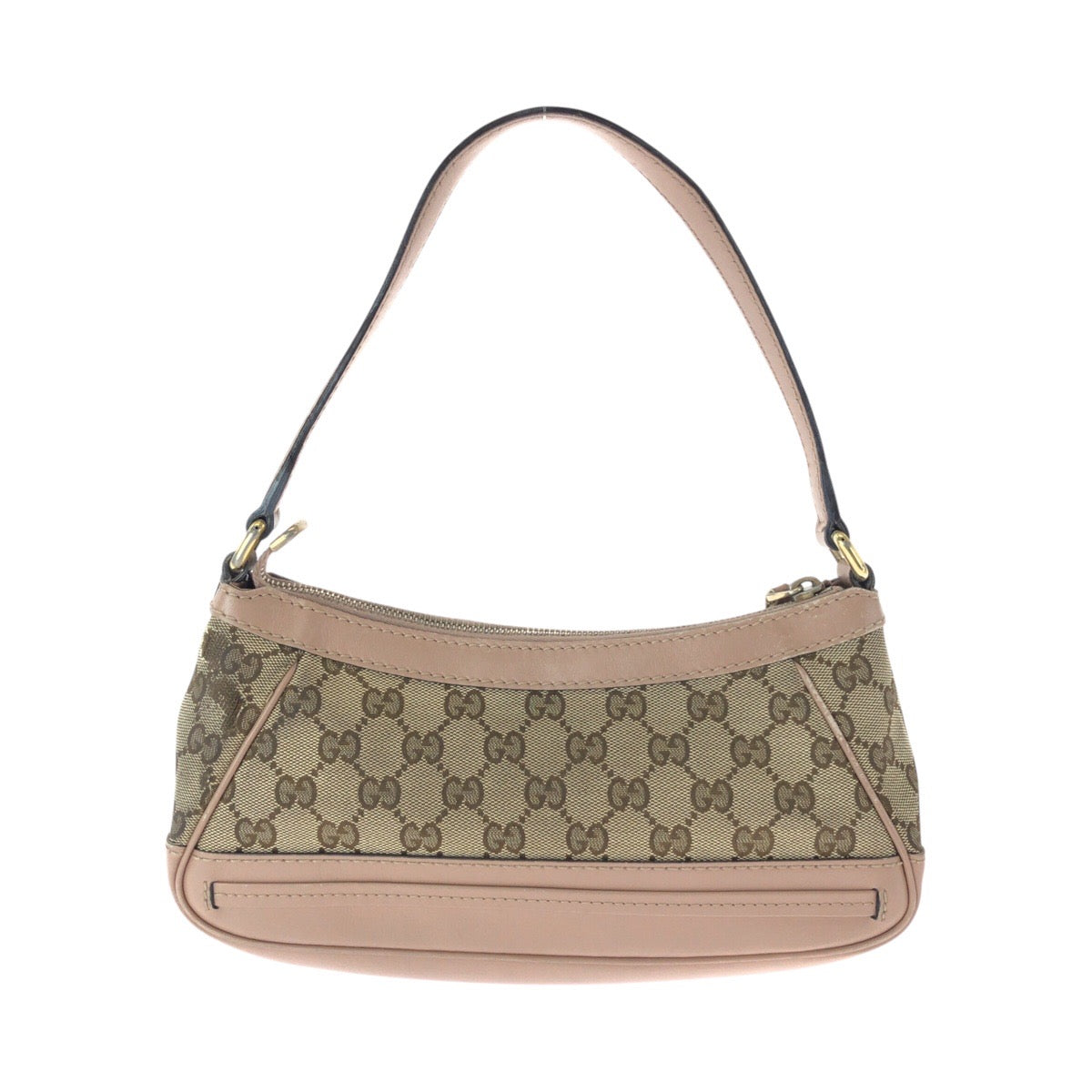 16308
GUCCI グッチ プリンシー インターロッキング ピンクベージュ ブラウン ゴールド金具 GGキャンバス / レザー 269893 ハンドバッグ アクセサリーポーチ  レディース