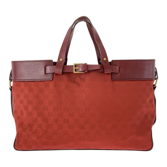 16309
GUCCI グッチ レッド  ゴールド金具 GGキャンバス / レザー 106251 ハンドバッグ トートバッグ  レディース ABP25