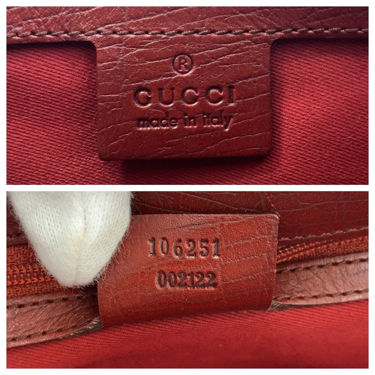 16309
GUCCI グッチ レッド  ゴールド金具 GGキャンバス / レザー 106251 ハンドバッグ トートバッグ  レディース ABP25