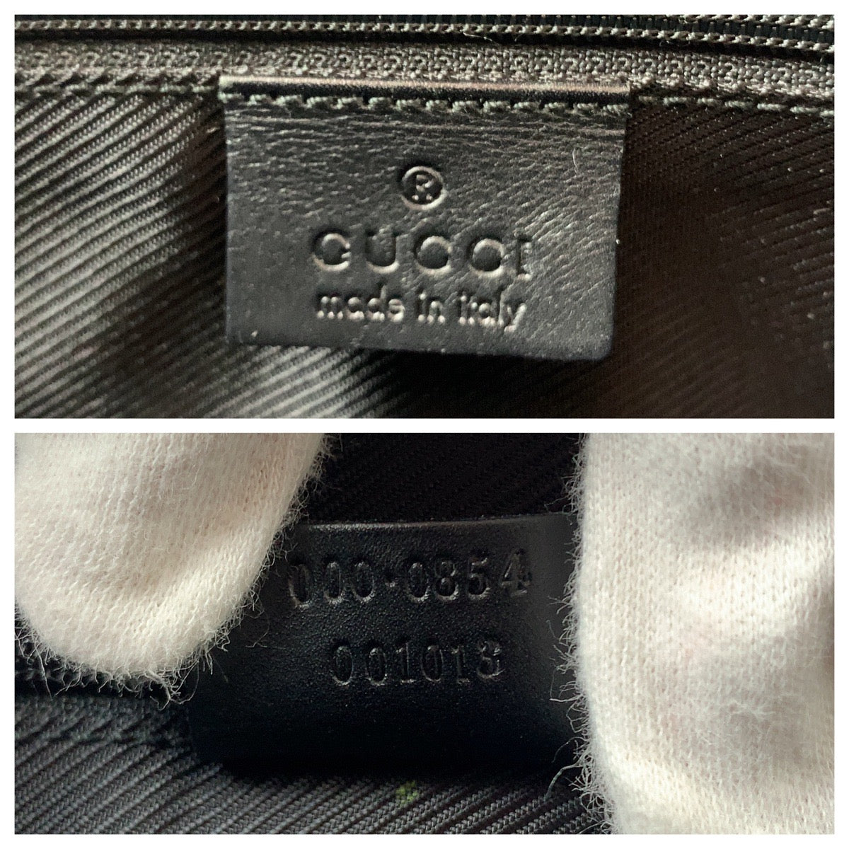 16314
GUCCI グッチ ブラック 黒 シルバー金具 GGキャンバス 000 0854 ハンドバッグ ショルダーバッグ  レディース ABP40