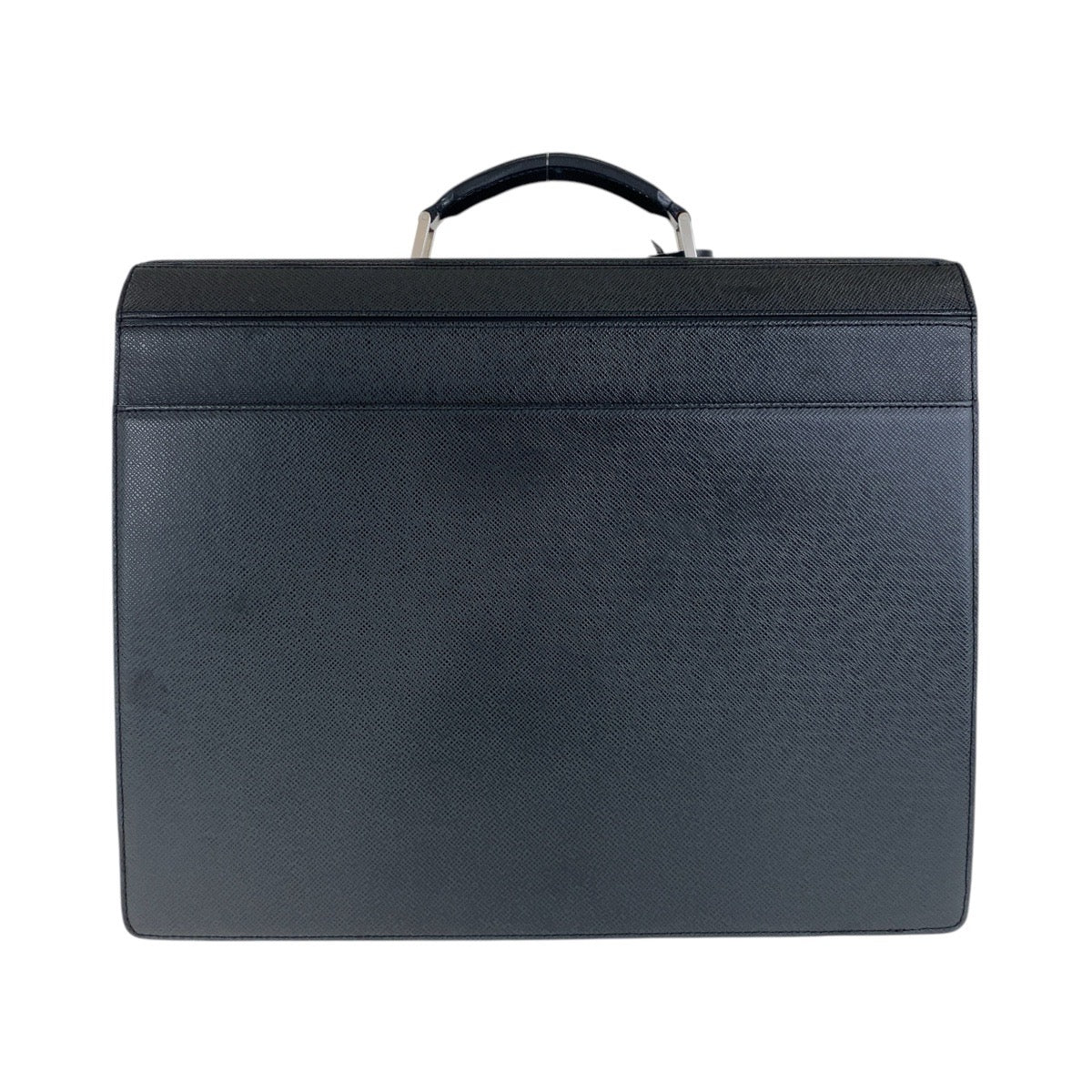 16321
LOUIS VUITTON ルイヴィトン タイガ ピロットケース ウラル ブラック 黒 シルバー金具 レザー M30022 ビジネスバッグ ブリーフケース  メンズ A66