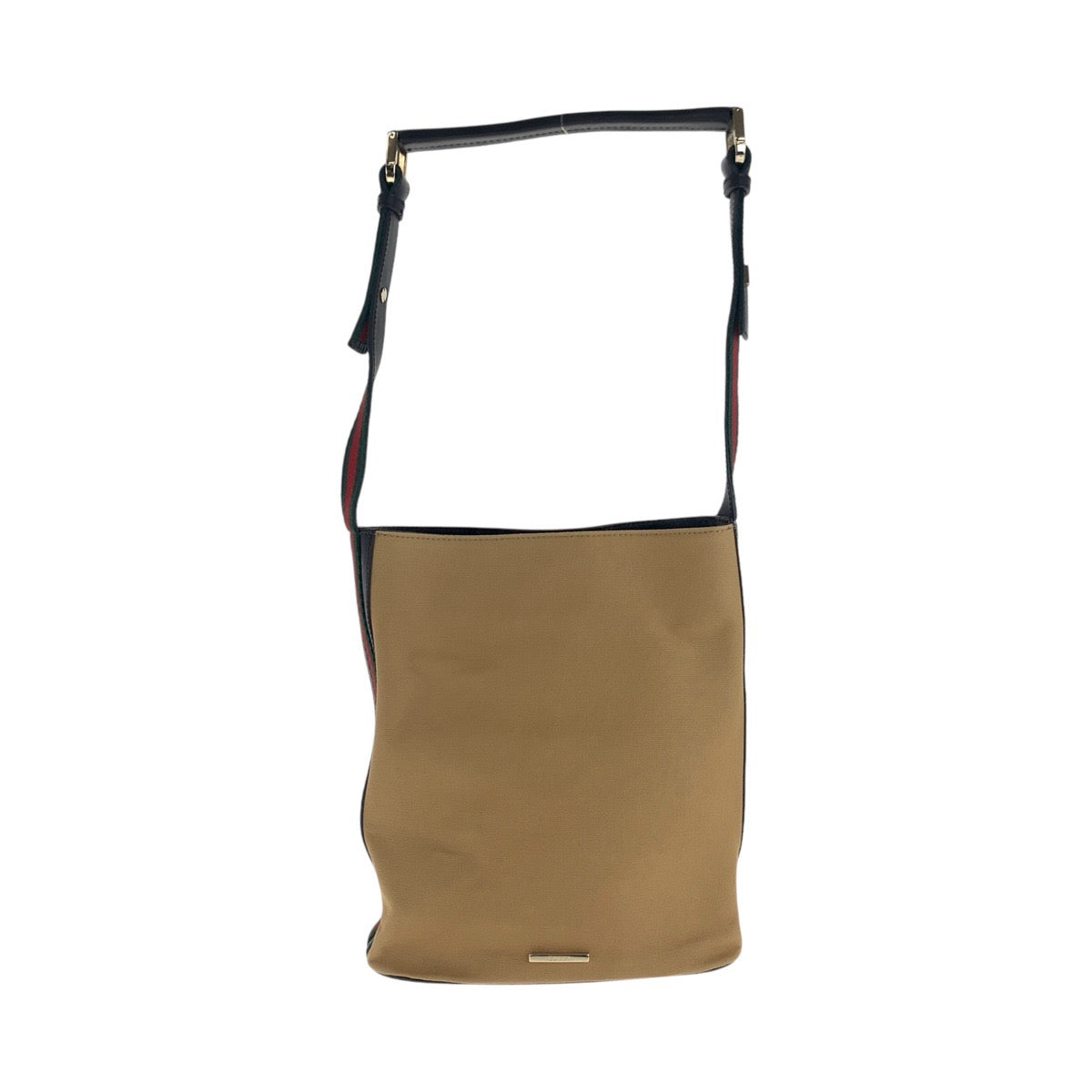 16336
GUCCI グッチ シェリーライン ベージュ ブラック ゴールド金具 キャンバス / レザー 001 4286 ショルダーバッグ  レディース ABP33