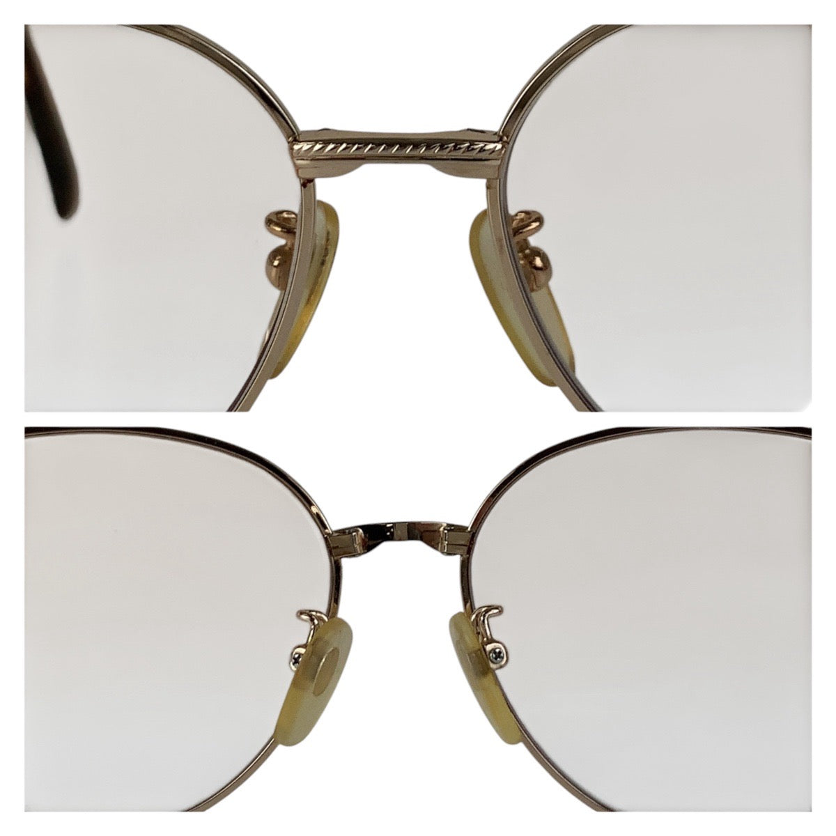 16345
FENDI フェンディ クリア ゴールド金具 ガラス / メタル / ラインストーン FE-9401 54□15-135 メガネフレーム  レディース AB10