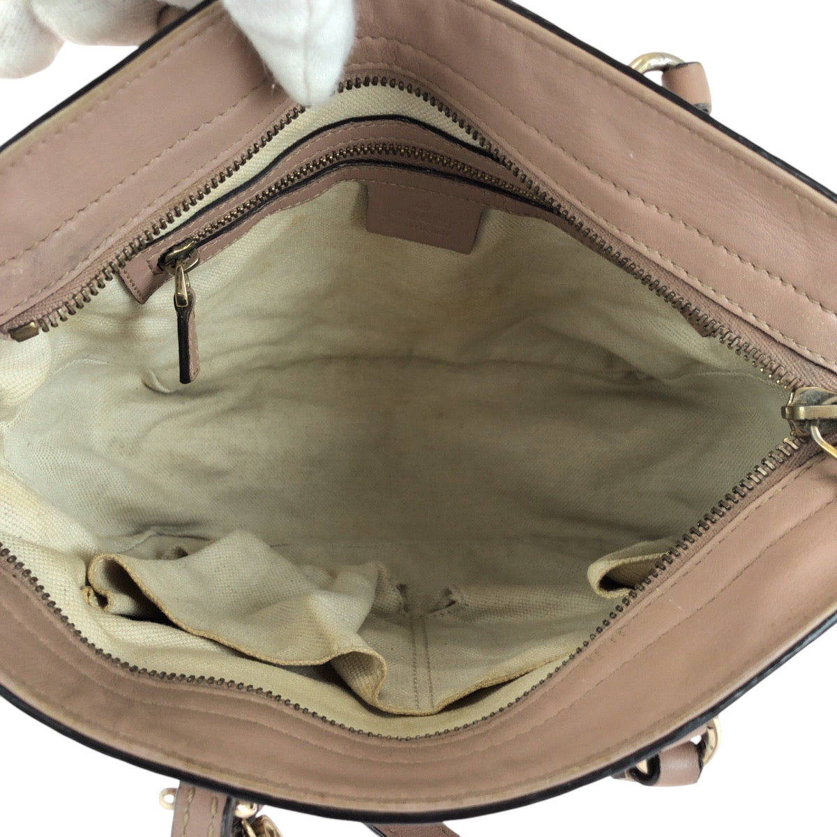 16355
GUCCI グッチ グッチシマ ピンク ゴールド金具 レザー 353132 ショルダーバッグ ハンドバッグ 2way  レディース AB40