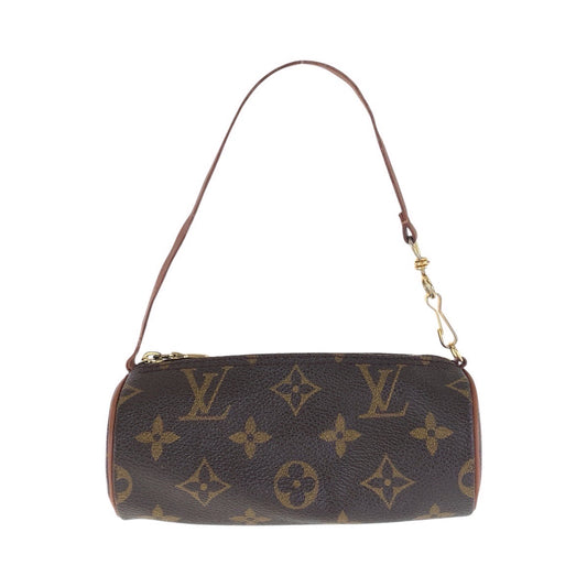 16362
LOUIS VUITTON ルイヴィトン モノグラム パピヨン ポーチのみ ブラウン ゴールド金具 PVC / レザー M51365 ポーチ アクセサリーポーチ  レディース