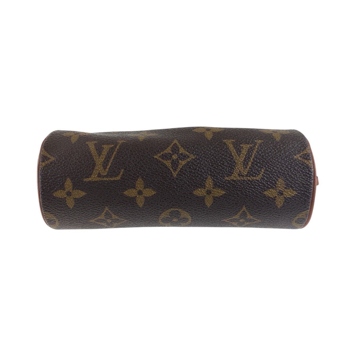 16362
LOUIS VUITTON ルイヴィトン モノグラム パピヨン ポーチのみ ブラウン ゴールド金具 PVC / レザー M51365 ポーチ アクセサリーポーチ  レディース
