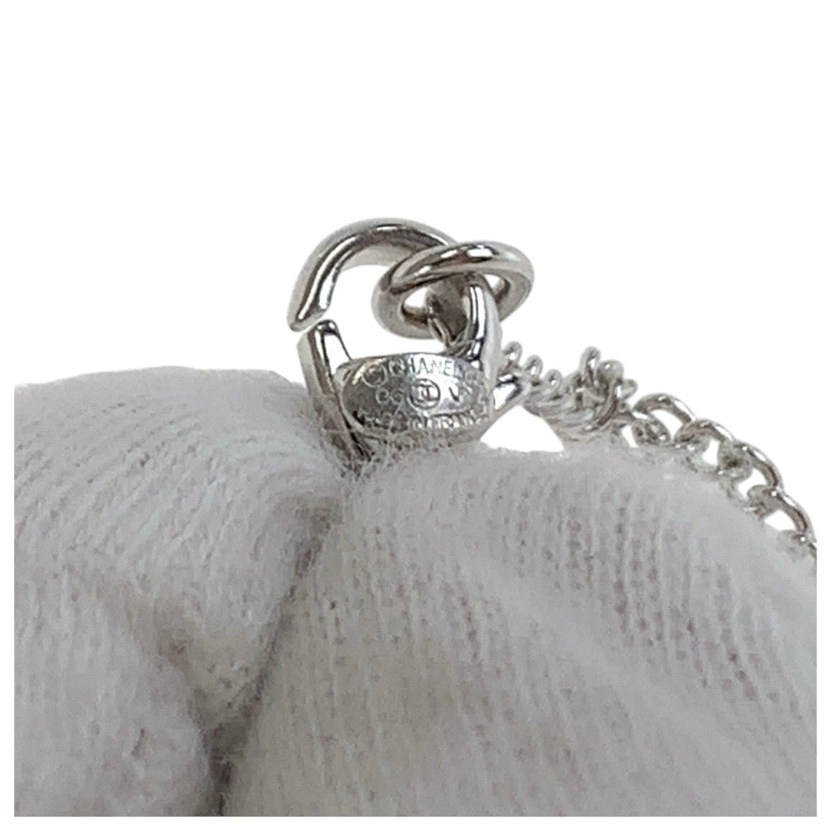 16364
CHANEL シャネル ココマーク シルバー メッキ ネックレス チェーンネックレス  レディース