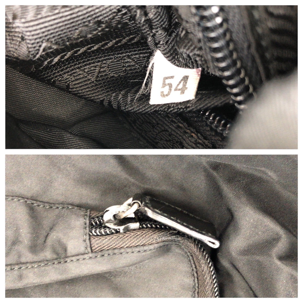 16368
PRADA プラダ テスート 三角ロゴプレート ブラック 黒 シルバー金具 ナイロン / レザー リュック・デイパック バックパック  レディース ABP39