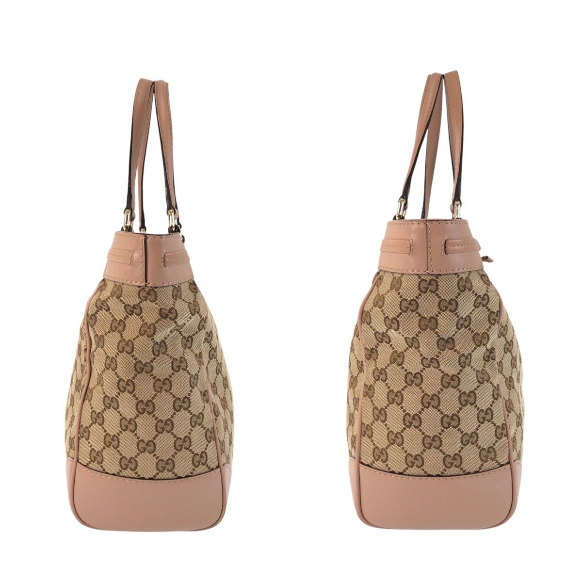 16397
GUCCI グッチ メイフェア ベージュ ピンク ゴールド金具 GGキャンバス / レザー 257061 トートバッグ ショルダーバッグ  レディース ABP39