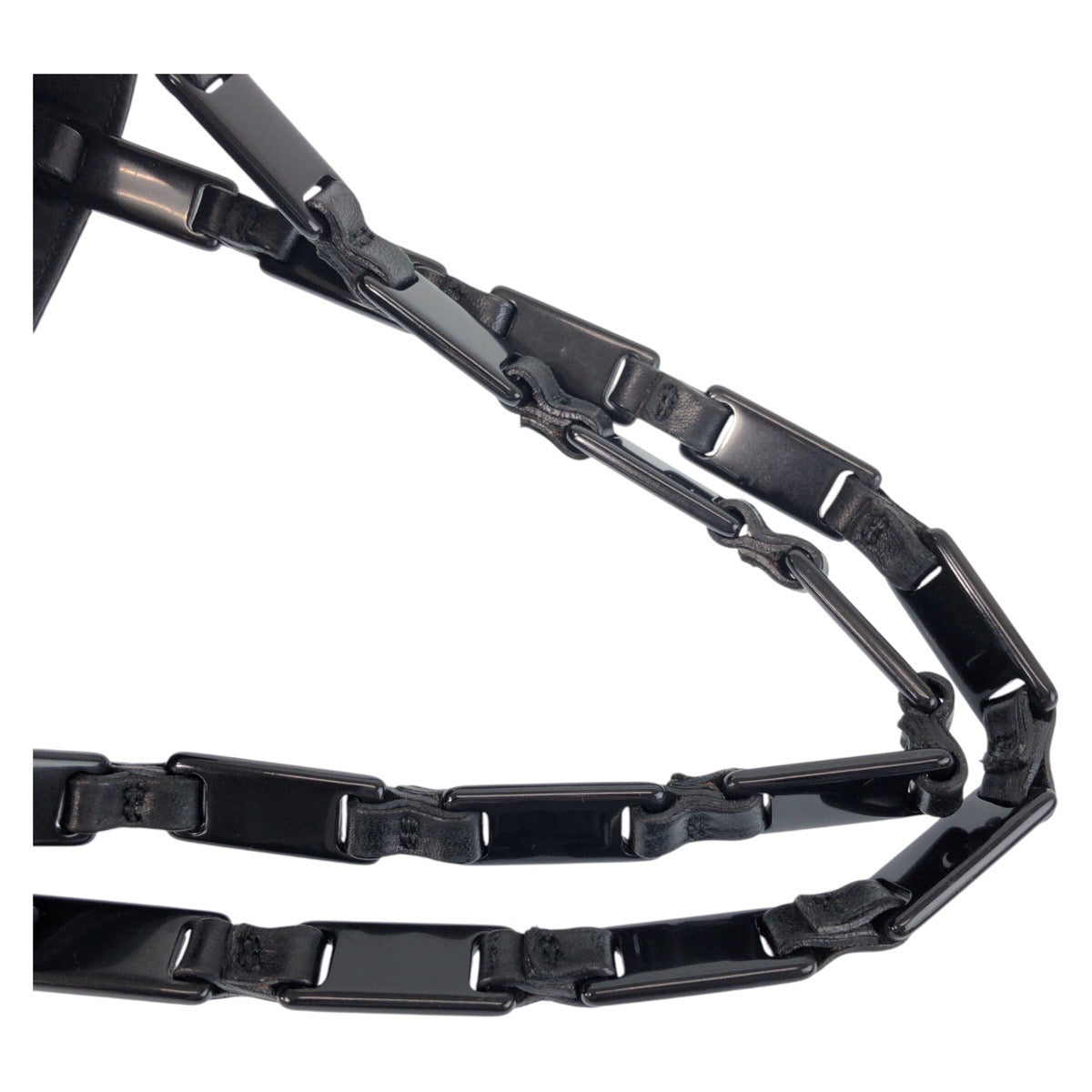 16398
PRADA プラダ テスート 三角ロゴプレート ブラック 黒 シルバー金具 ナイロン / プラスチック トートバッグ ショルダーバッグ  レディース ABP30