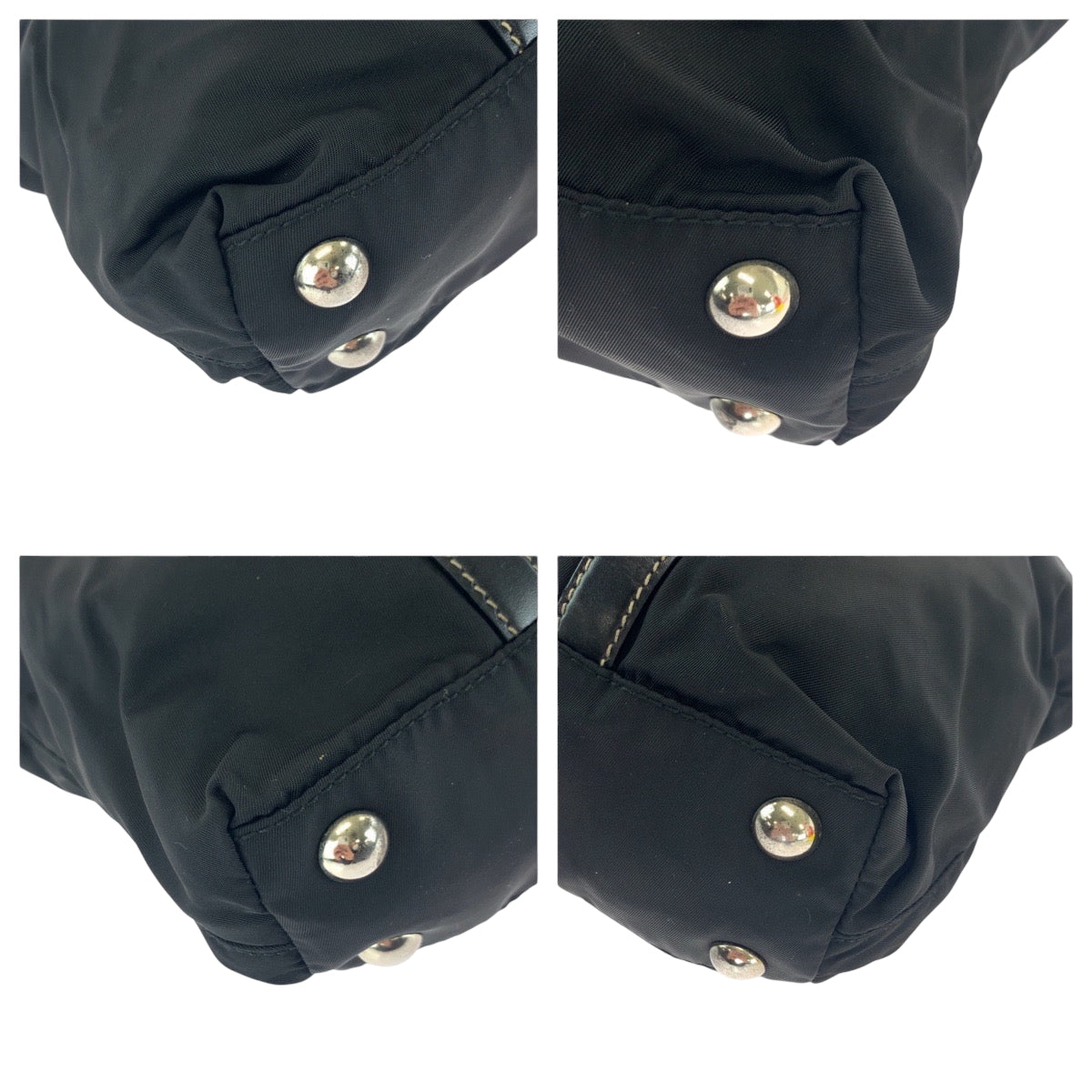 16411
PRADA プラダ テスート 三角ロゴプレート ブラック 黒 シルバー金具 ナイロン BN1052 ショルダーバッグ ハンドバッグ 2way  レディース ABP40