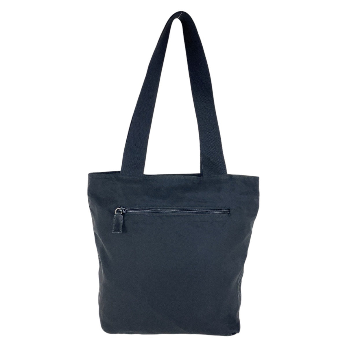 16414
PRADA プラダ テスート 三角ロゴプレート ブラック 黒 シルバー金具 ナイロン トートバッグ ショルダーバッグ  レディース ABP34