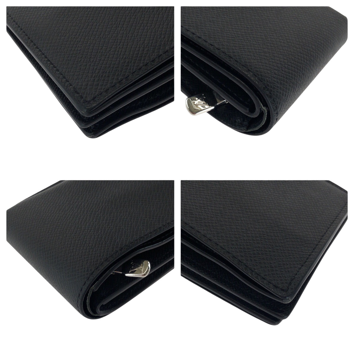 16424
LOUIS VUITTON ルイヴィトン タイガ ポルトフォイユ アメリゴNM ブラック 黒 シルバー金具 タイガ M62045 折財布 コンパクトウォレット  メンズ