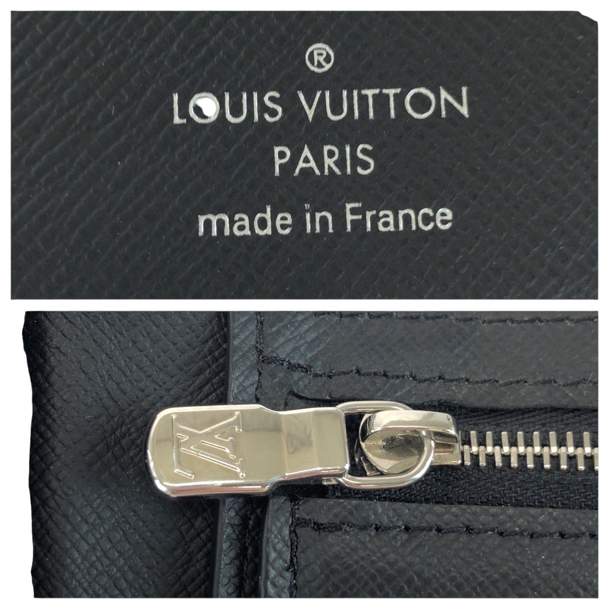 16424
LOUIS VUITTON ルイヴィトン タイガ ポルトフォイユ アメリゴNM ブラック 黒 シルバー金具 タイガ M62045 折財布 コンパクトウォレット  メンズ