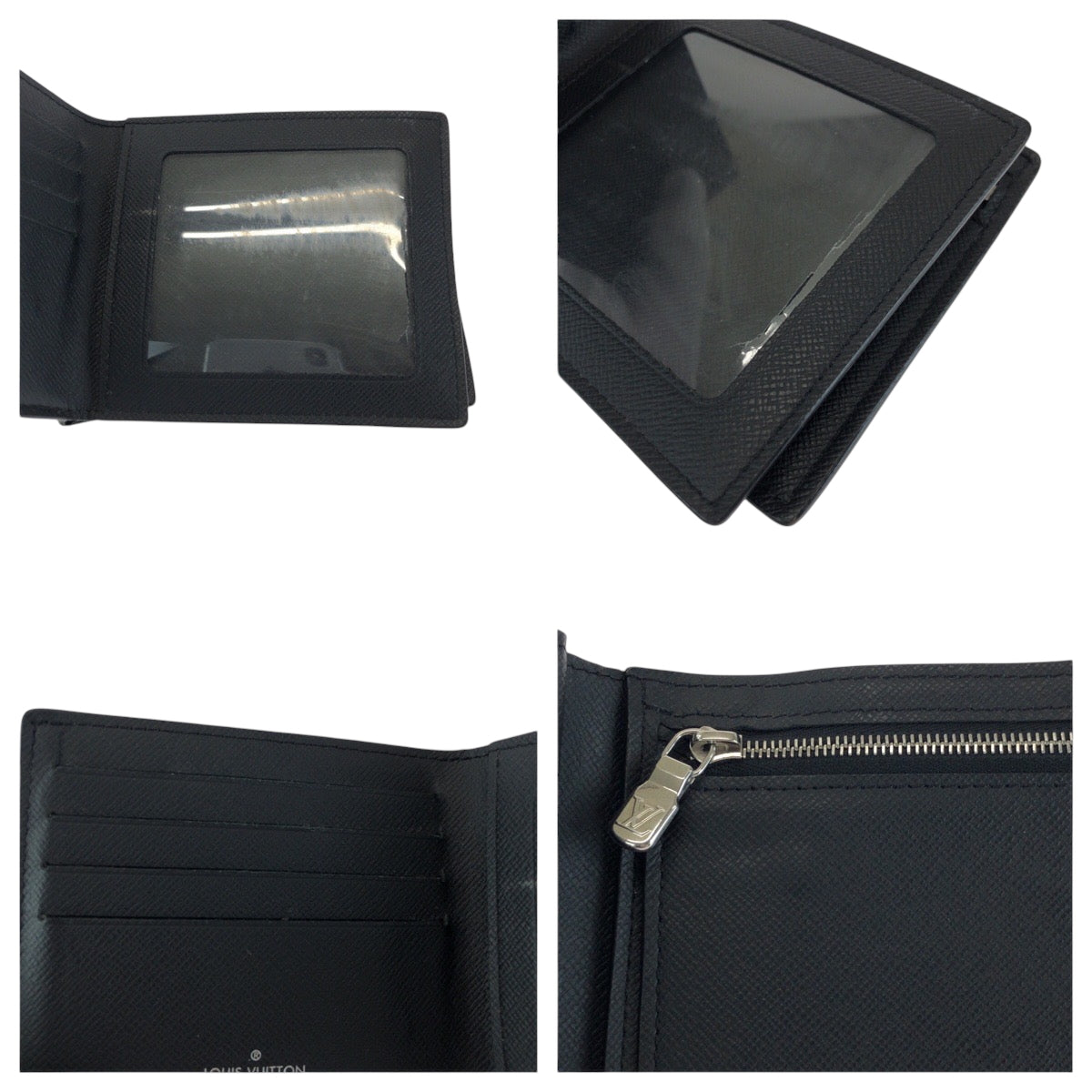 16424
LOUIS VUITTON ルイヴィトン タイガ ポルトフォイユ アメリゴNM ブラック 黒 シルバー金具 タイガ M62045 折財布 コンパクトウォレット  メンズ