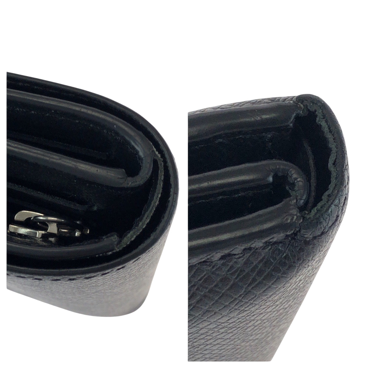 16424
LOUIS VUITTON ルイヴィトン タイガ ポルトフォイユ アメリゴNM ブラック 黒 シルバー金具 タイガ M62045 折財布 コンパクトウォレット  メンズ