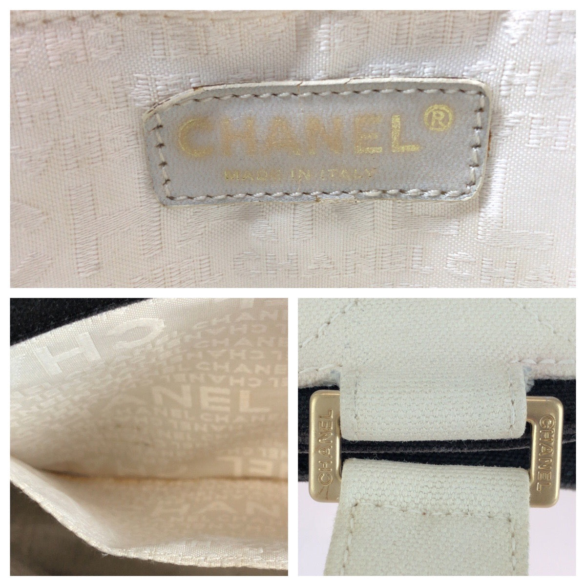 16437
CHANEL シャネル ワイルドステッチ チョコバー ココマーク ブラック 黒 ゴールド金具 キャンバス ハンドバッグ トートバッグ  レディース AB54
