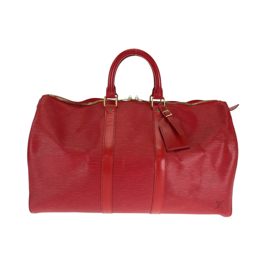 16443
LOUIS VUITTON ルイヴィトン エピ キーポル45 レッド ゴールド金具 エピレザー M42977 ハンドバッグ ボストンバッグ レディース ABP63