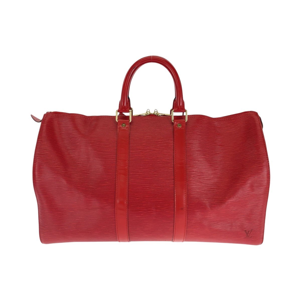 16443
LOUIS VUITTON ルイヴィトン エピ キーポル45 レッド ゴールド金具 エピレザー M42977 ハンドバッグ ボストンバッグ  レディース ABP63