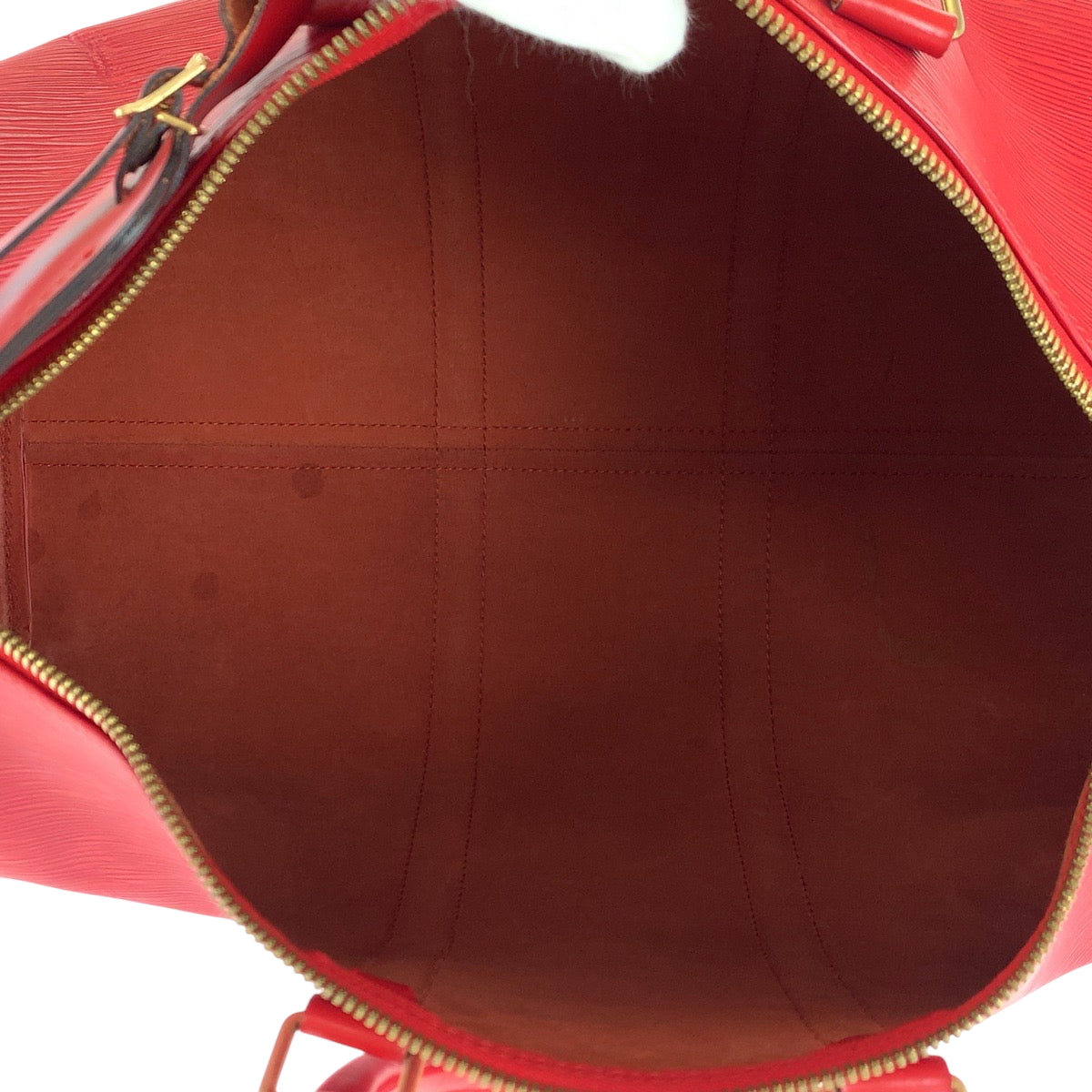 16443
LOUIS VUITTON ルイヴィトン エピ キーポル45 レッド ゴールド金具 エピレザー M42977 ハンドバッグ ボストンバッグ  レディース ABP63