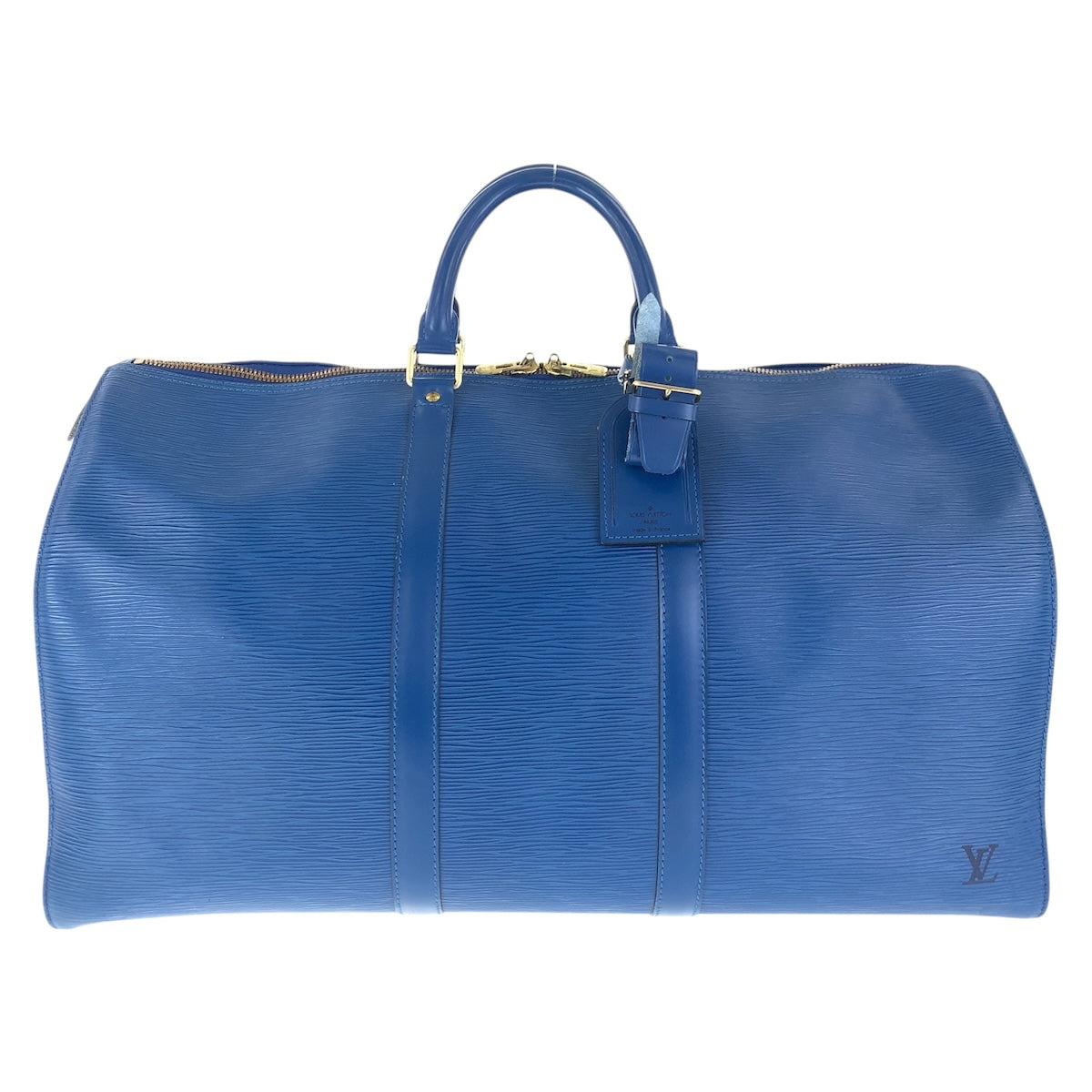 16444
LOUIS VUITTON ルイヴィトン エピ キーポ ル 50 トレドブルー ゴールド金具 レザー M42965 ボストンバッグ 男女兼用 レディース ABP58