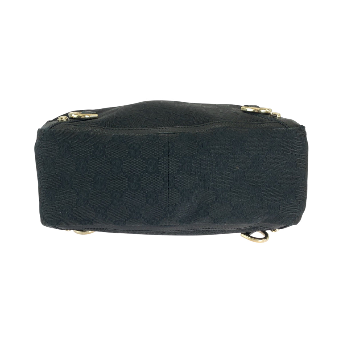 16447
GUCCI グッチ アビー ブラック 黒 ゴールド金具 GGキャンバス 130739 ハンドバッグ トートバッグ  レディース AB24