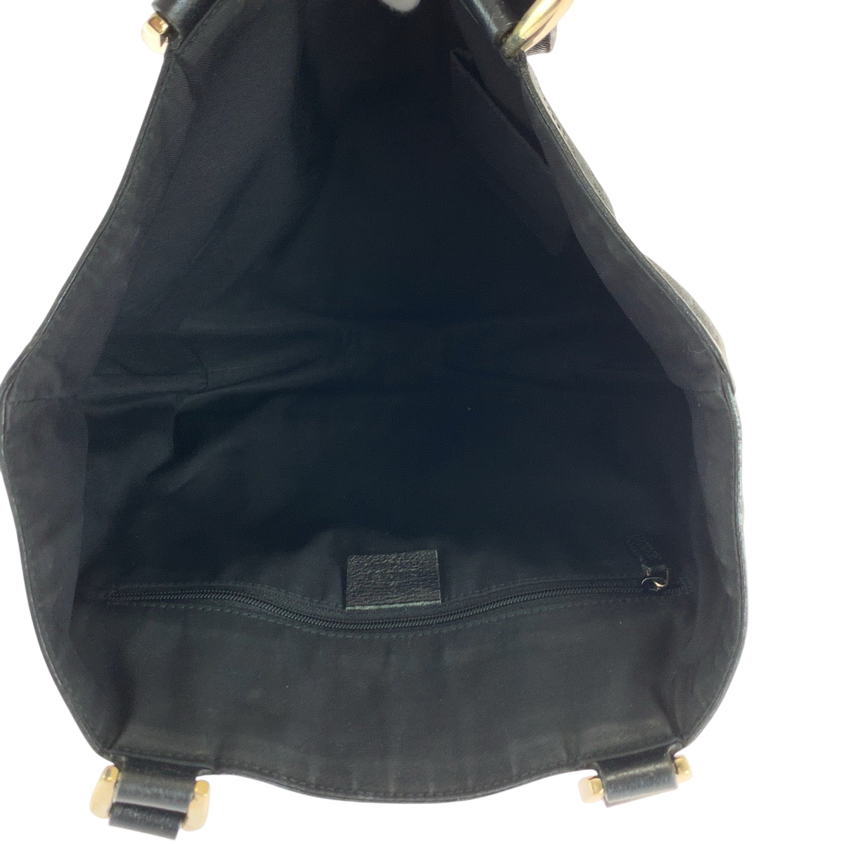16447
GUCCI グッチ アビー ブラック 黒 ゴールド金具 GGキャンバス 130739 ハンドバッグ トートバッグ  レディース AB24
