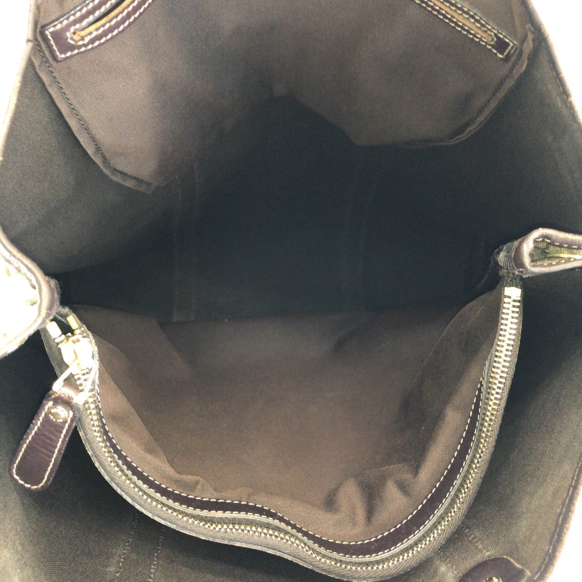 16454
GUCCI グッチ ブラウン ベージュ ゴールド金具 GGスプリームキャンバス / レザー 223668 トートバッグ ショルダーバッグ  レディース AB32