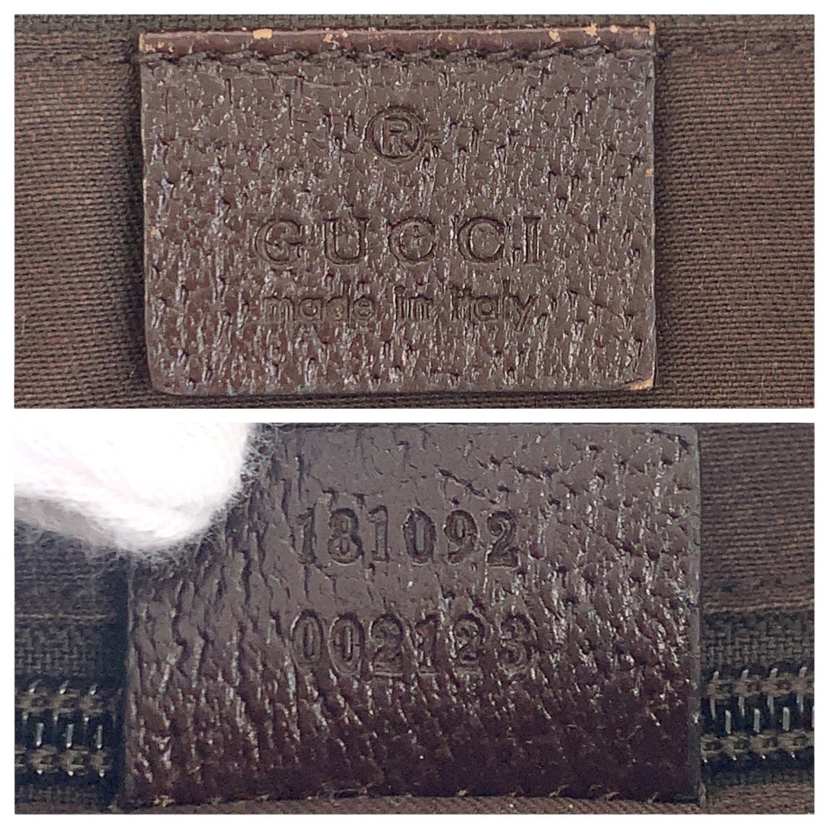 16462
GUCCI グッチ ベージュ ブラウン  GGキャンバス / レザー 181092 ショルダーバッグ メッセンジャーバッグ  レディース AB33