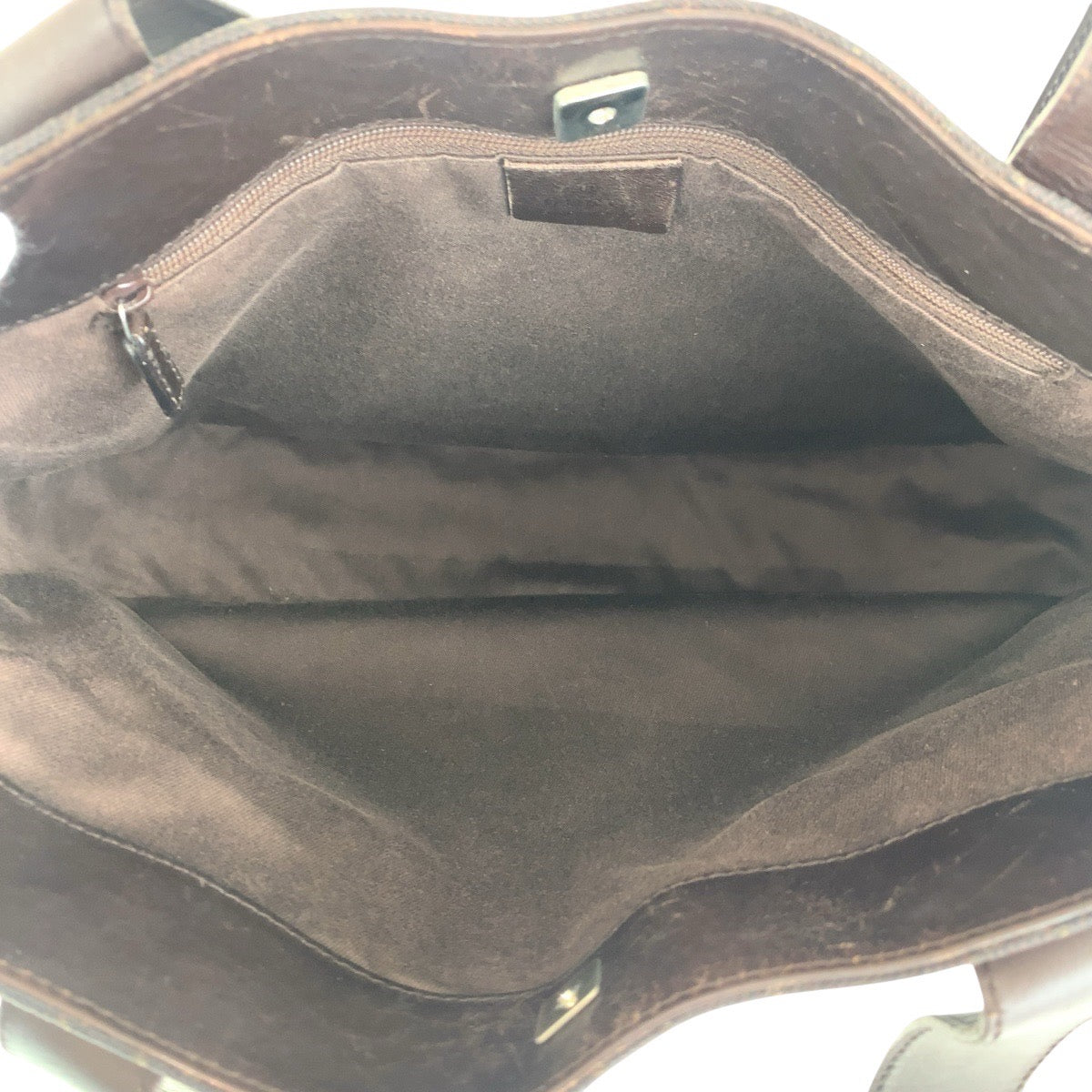 16463
GUCCI グッチ ブラウン GGキャンバス / レザー 73983 トートバッグ ショルダーバッグ  レディース AB24