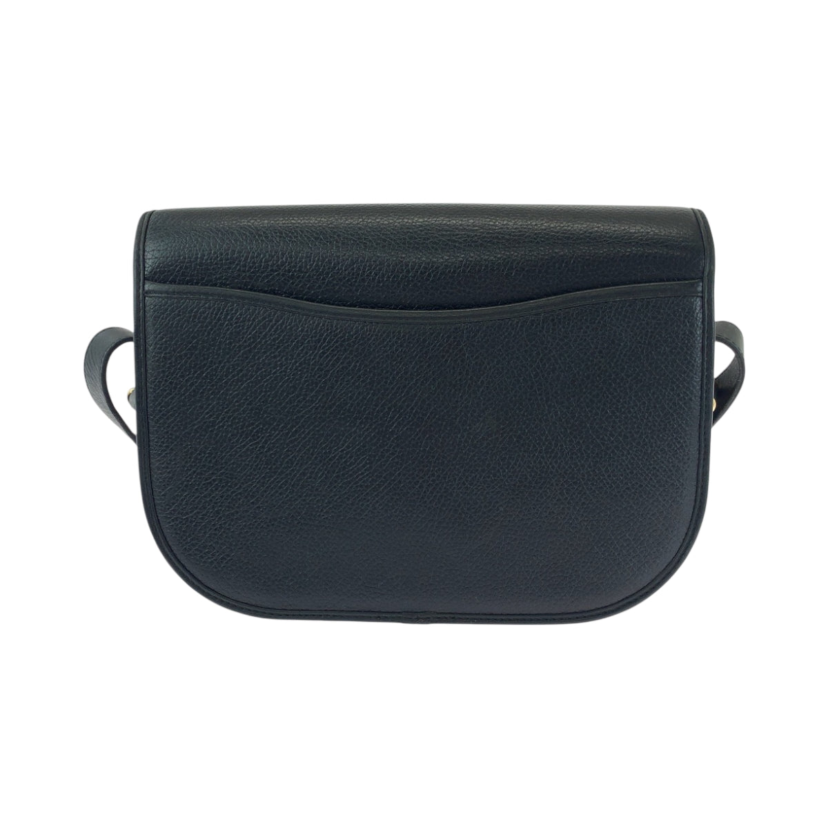 16464
Dior ディオール ヴィンテージ ラウンドロゴ ブラック 黒 ゴールド金具 レザー ショルダーバッグ ポシェット  レディース ABP28