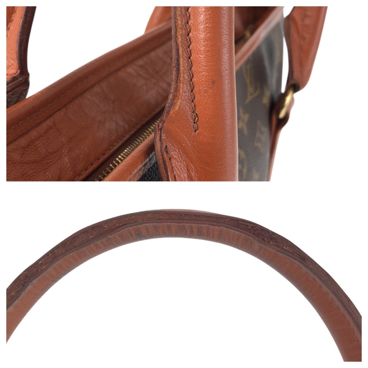 16466
LOUIS VUITTON ルイヴィトン モノグラム ウィークエンドPM ブラウン ゴールド金具 PVC / レザー M42425 トートバッグ ショルダーバッグ  レディース ABP42