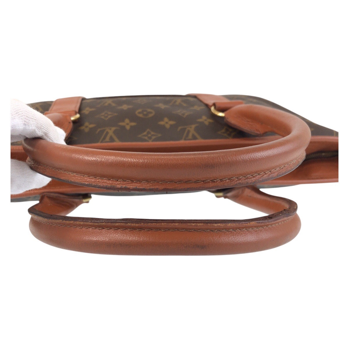 16466
LOUIS VUITTON ルイヴィトン モノグラム ウィークエンドPM ブラウン ゴールド金具 PVC / レザー M42425 トートバッグ ショルダーバッグ  レディース ABP42