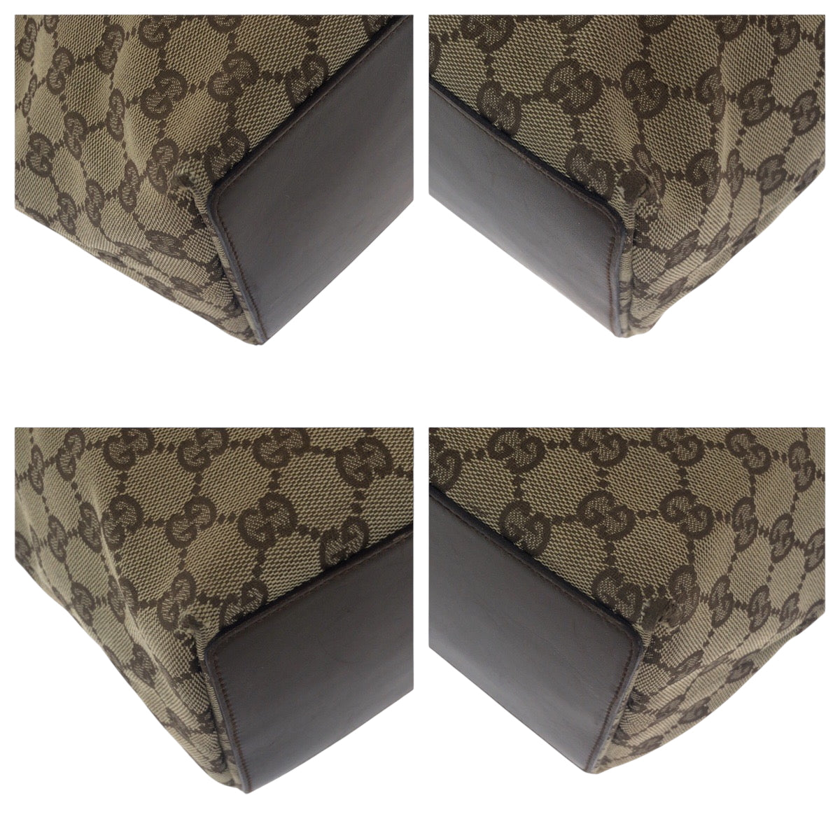 16467
GUCCI グッチ ブラウン ベージュ シルバー金具 GGキャンバス 31243 トートバッグ ショルダーバッグ  レディース AB20