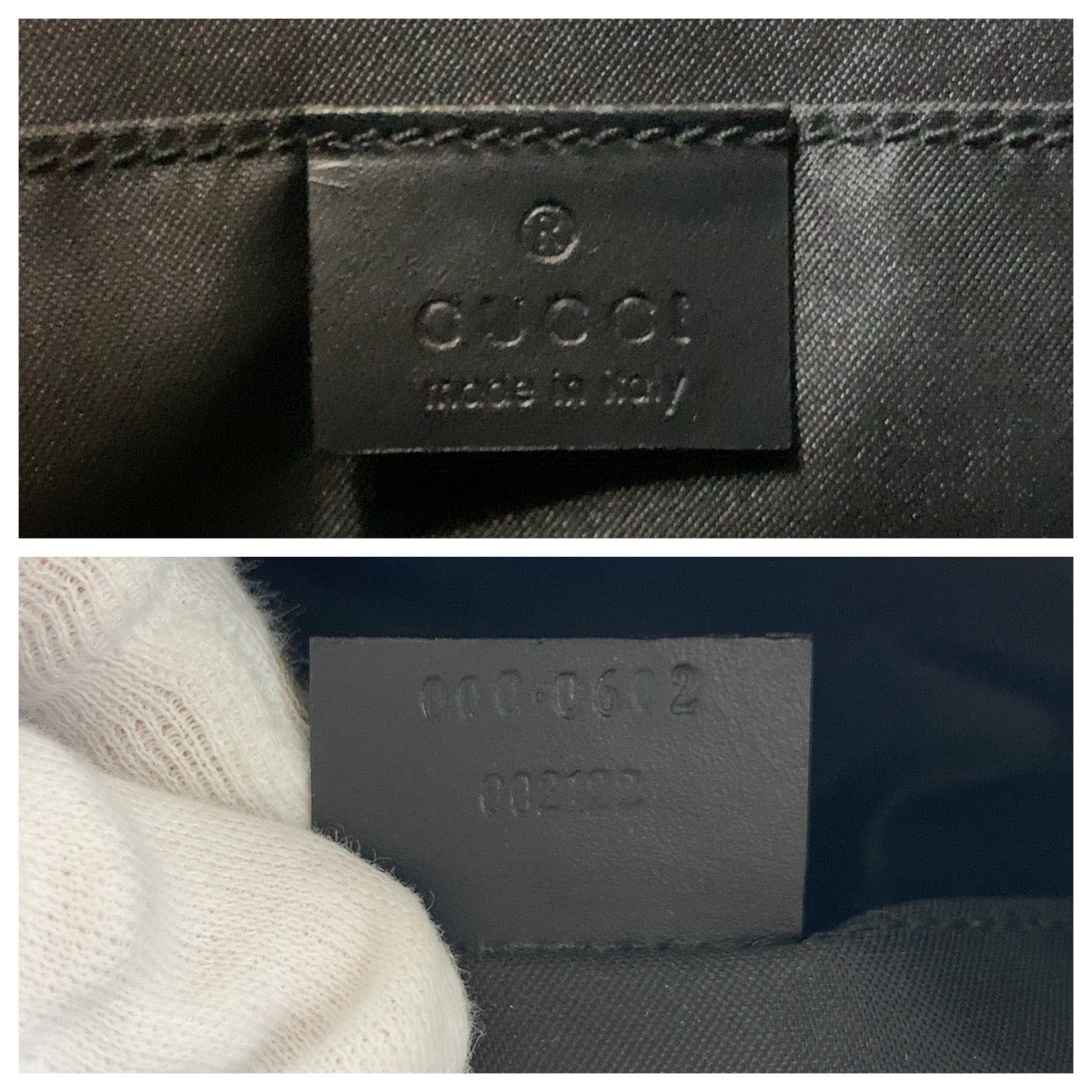 16469
GUCCI グッチ ブラック 黒 シルバー金具 GGキャンバス / レザー 000 0602 ホーボー ショルダーバッグ  レディース ABP38