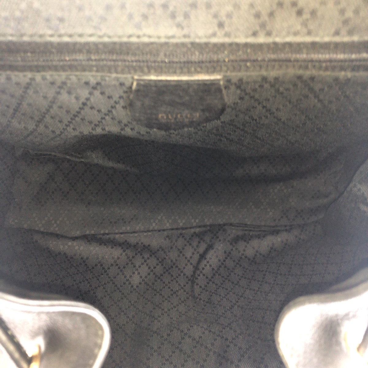 16471
GUCCI グッチ ヴィンテージ バンブー ブラック 黒 ゴールド金具 レザー 006 2040 0016 バックパック リュックサック  レディース AB40