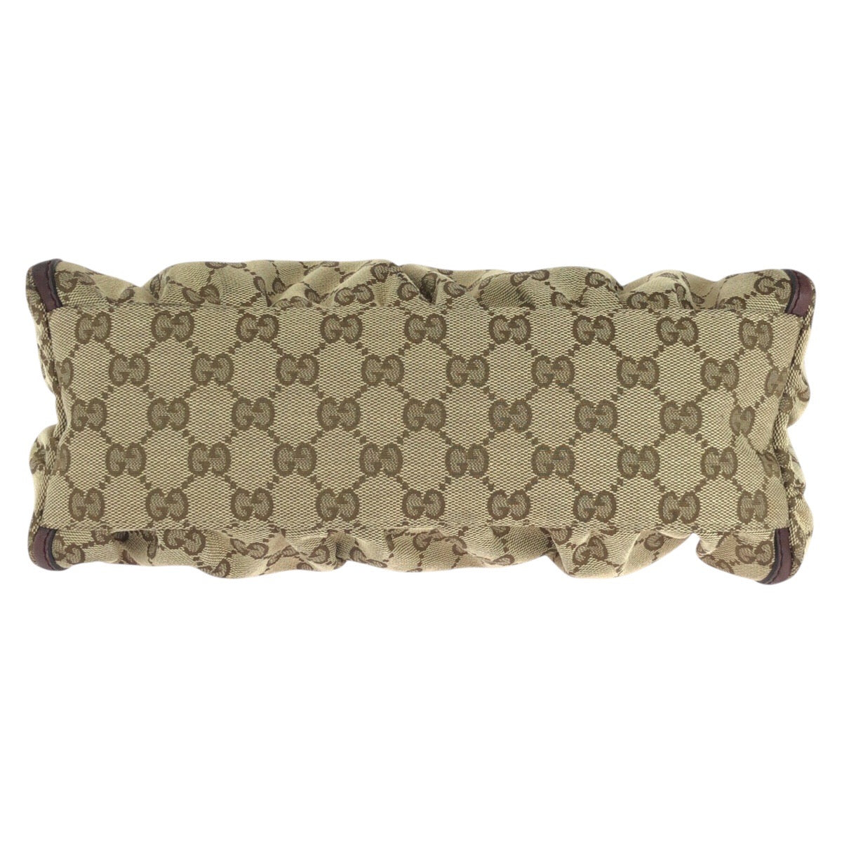 16472
GUCCI グッチ アビー ベージュ ブラウン ゴールド金具 GGキャンバス / レザー 190525 ショルダーバッグ  レディース