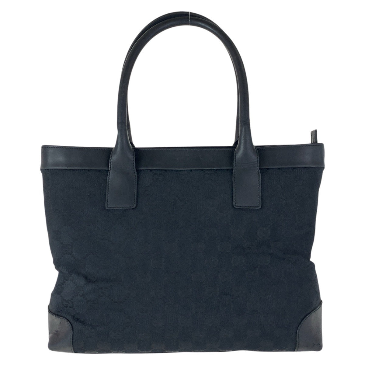 16475
GUCCI グッチ ブラック 黒 GGキャンバス / レザー 33890 トートバッグ ショルダーバッグ  レディース AB26