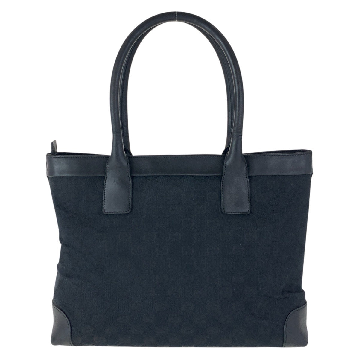 16475
GUCCI グッチ ブラック 黒 GGキャンバス / レザー 33890 トートバッグ ショルダーバッグ  レディース AB26