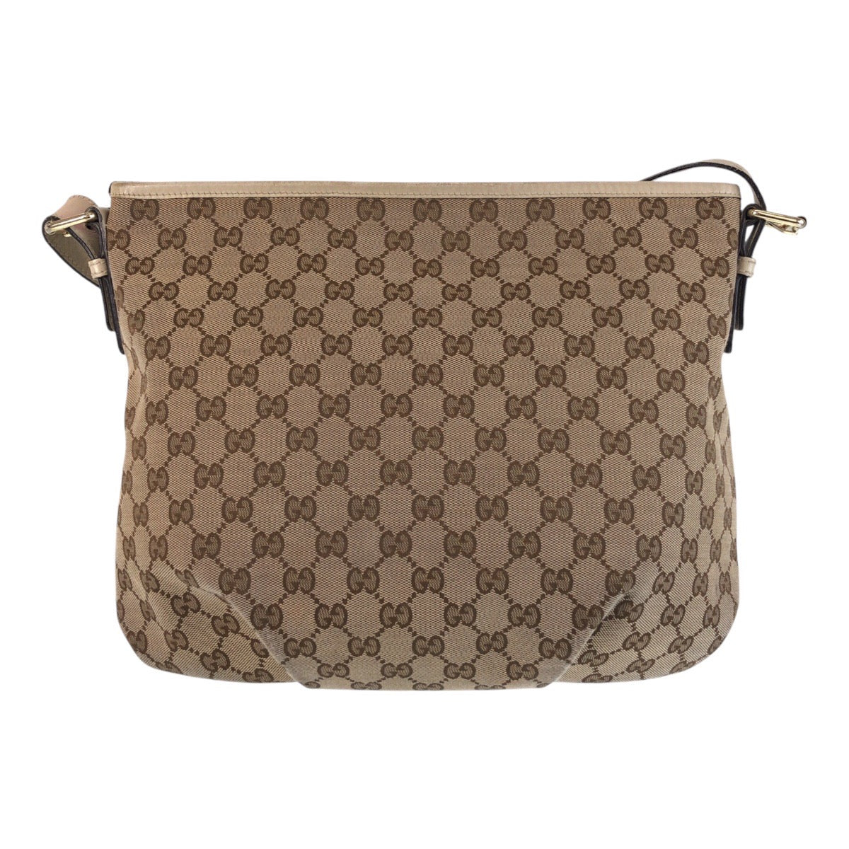 16479
GUCCI グッチ ベージュ アイボリー ゴールド金具 GGキャンバス / レザー 388930 ショルダーバッグ メッセンジャーバッグ  レディース AB35