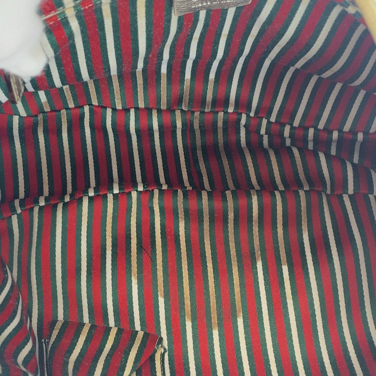 16480
GUCCI グッチ アビー ベージュ ゴールド金具 GGキャンバス / レザー 130730 ショルダーバッグ  レディース AB25