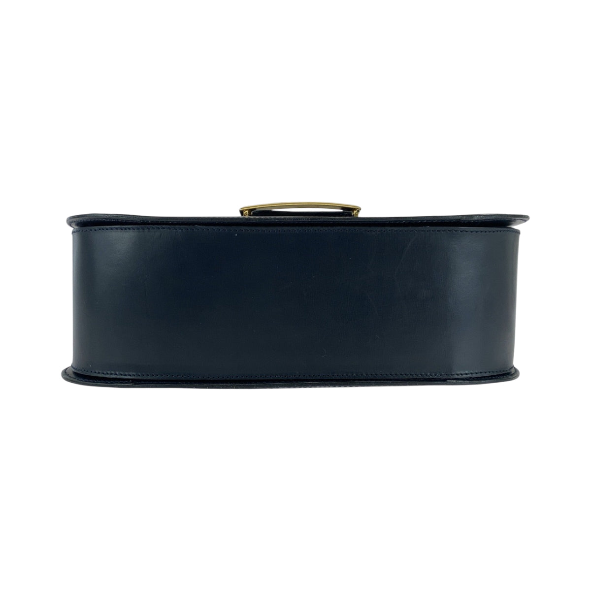 16489
CELINE セリーヌ ヴィンテージ ブラック 黒 ゴールド金具 レザー ショルダーバッグ ポシェット  レディース ABP48